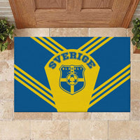 Football 2026 Sweden Rubber Doormat Sverige Blagult Sporty Style