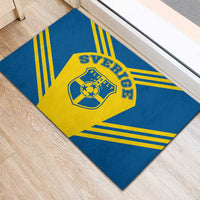 Football 2026 Sweden Rubber Doormat Sverige Blagult Sporty Style