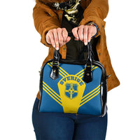 Football 2026 Sweden Shoulder Handbag Sverige Blagult Sporty Style