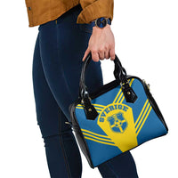 Football 2026 Sweden Shoulder Handbag Sverige Blagult Sporty Style