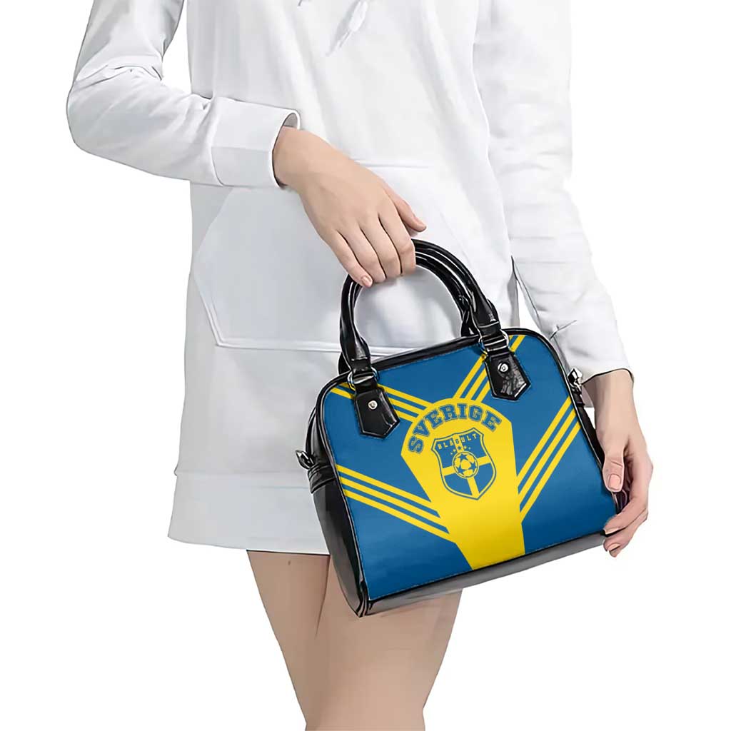 Football 2026 Sweden Shoulder Handbag Sverige Blagult Sporty Style
