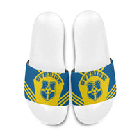 Football 2026 Sweden Slide Sandals Sverige Blagult Sporty Style