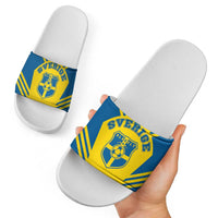 Football 2026 Sweden Slide Sandals Sverige Blagult Sporty Style