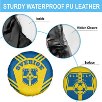 Football 2026 Sweden Spare Tire Cover Sverige Blagult Sporty Style