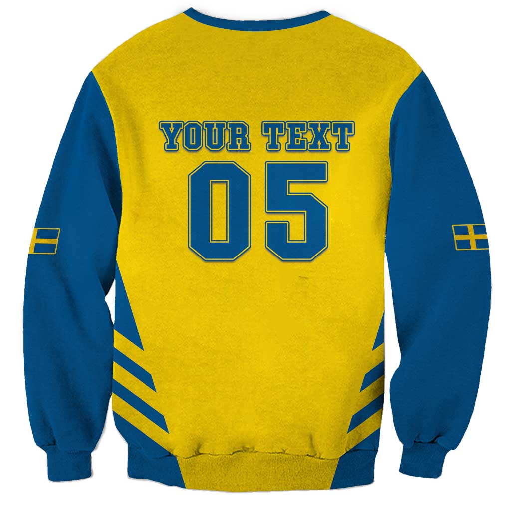 Custom Football 2026 Sweden Sweatshirt Sverige Blagult Sporty Style