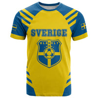 Custom Football 2026 Sweden T Shirt Sverige Blagult Sporty Style