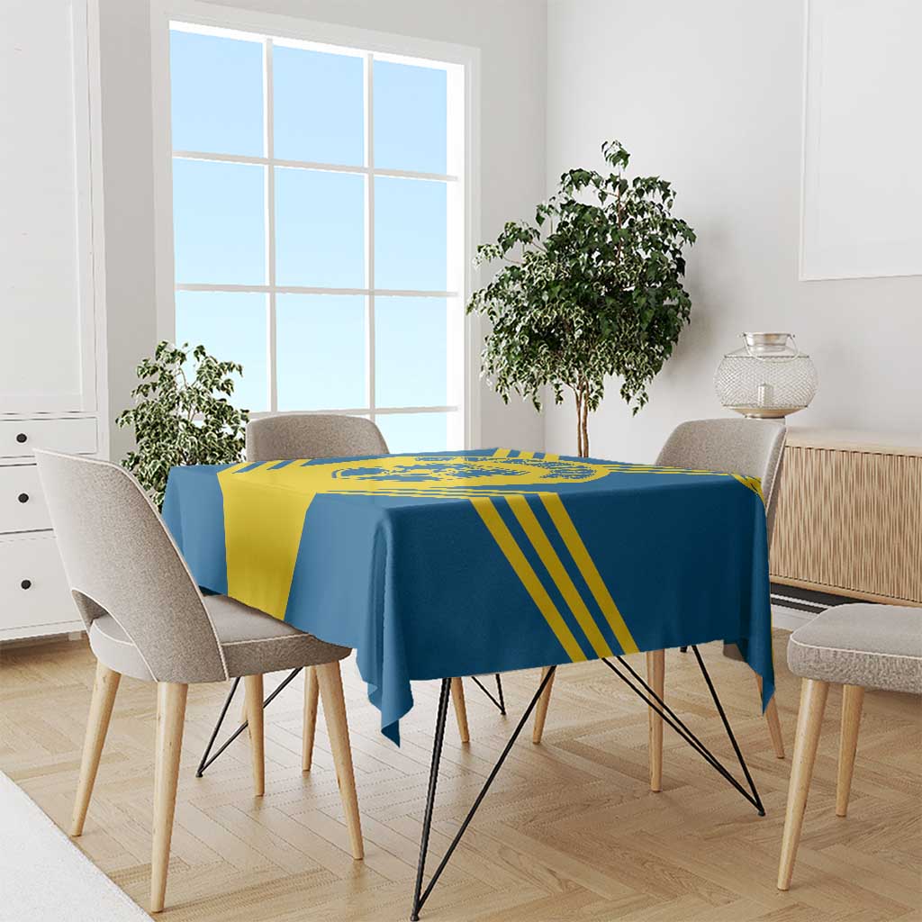 Football 2026 Sweden Tablecloth Sverige Blagult Sporty Style