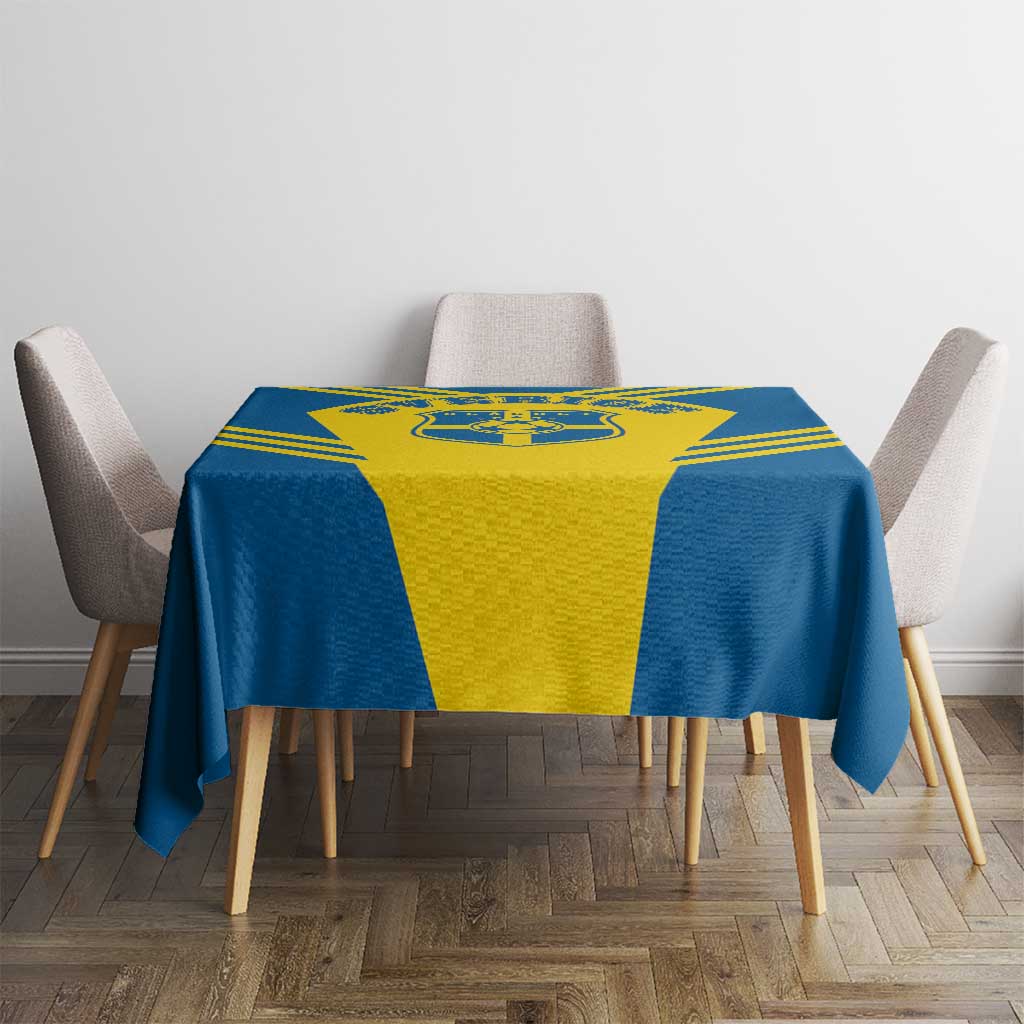 Football 2026 Sweden Tablecloth Sverige Blagult Sporty Style