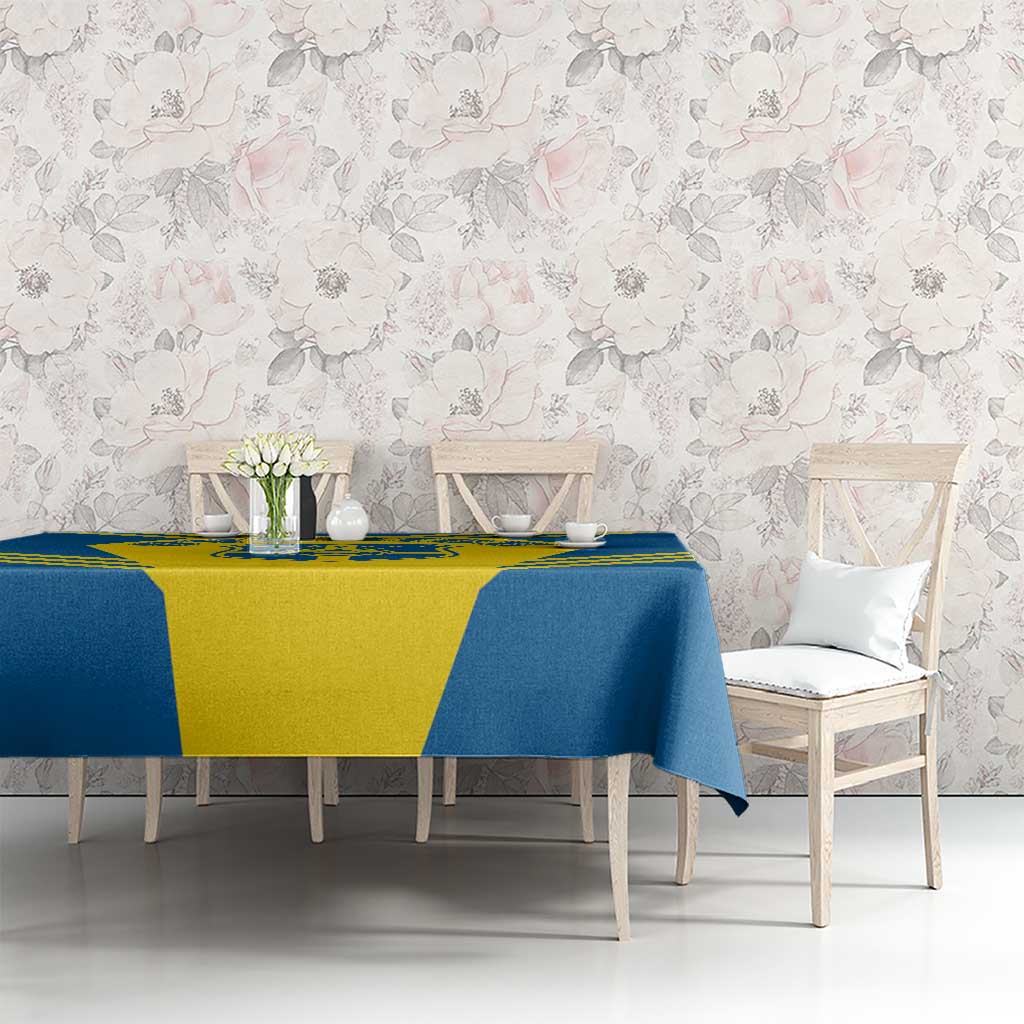 Football 2026 Sweden Tablecloth Sverige Blagult Sporty Style