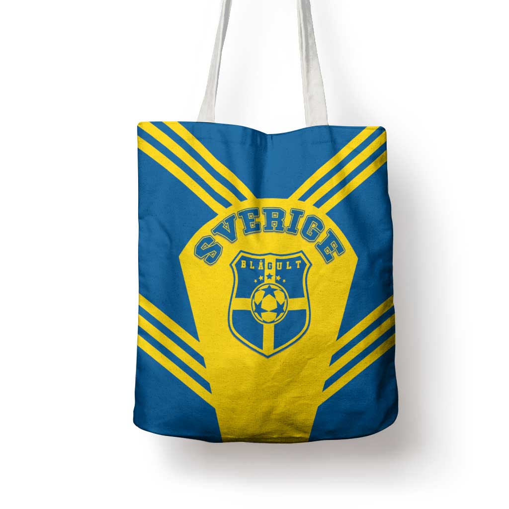 Football 2026 Sweden Tote Bag Sverige Blagult Sporty Style