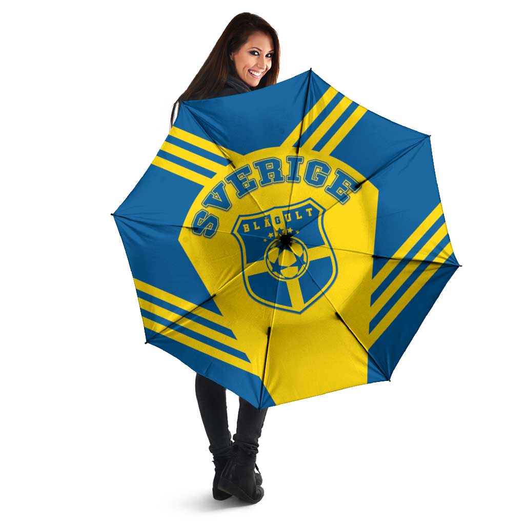 Football 2026 Sweden Umbrella Sverige Blagult Sporty Style