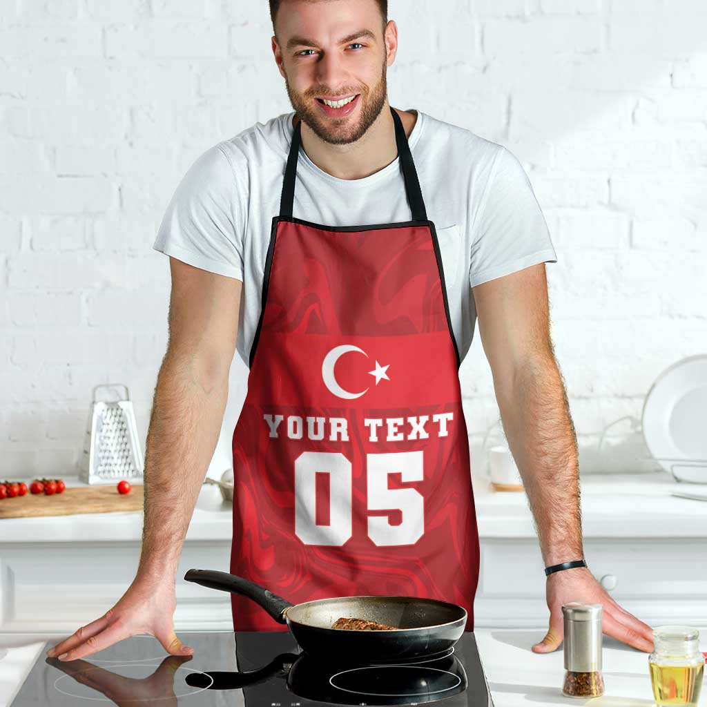 Custom Football 2026 Turkey Apron Crescent-Stars Simple Style