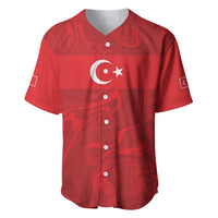 Custom Football 2026 Turkey Baseball Jersey Crescent-Stars Simple Style