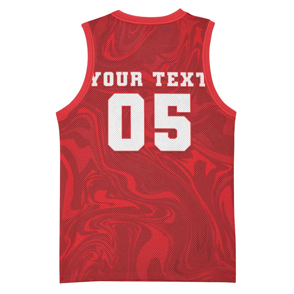 Custom Football 2026 Turkey Basketball Jersey Crescent-Stars Simple Style