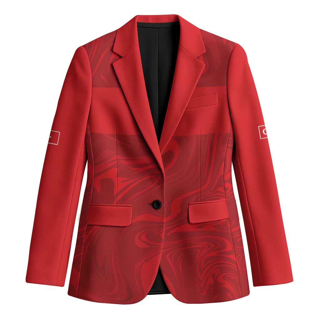 Custom Football 2026 Turkey Blazer Crescent-Stars Simple Style