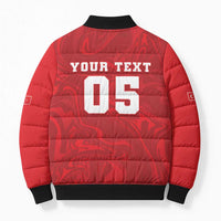Custom Football 2026 Turkey Bomber Puffer Jacket Crescent-Stars Simple Style