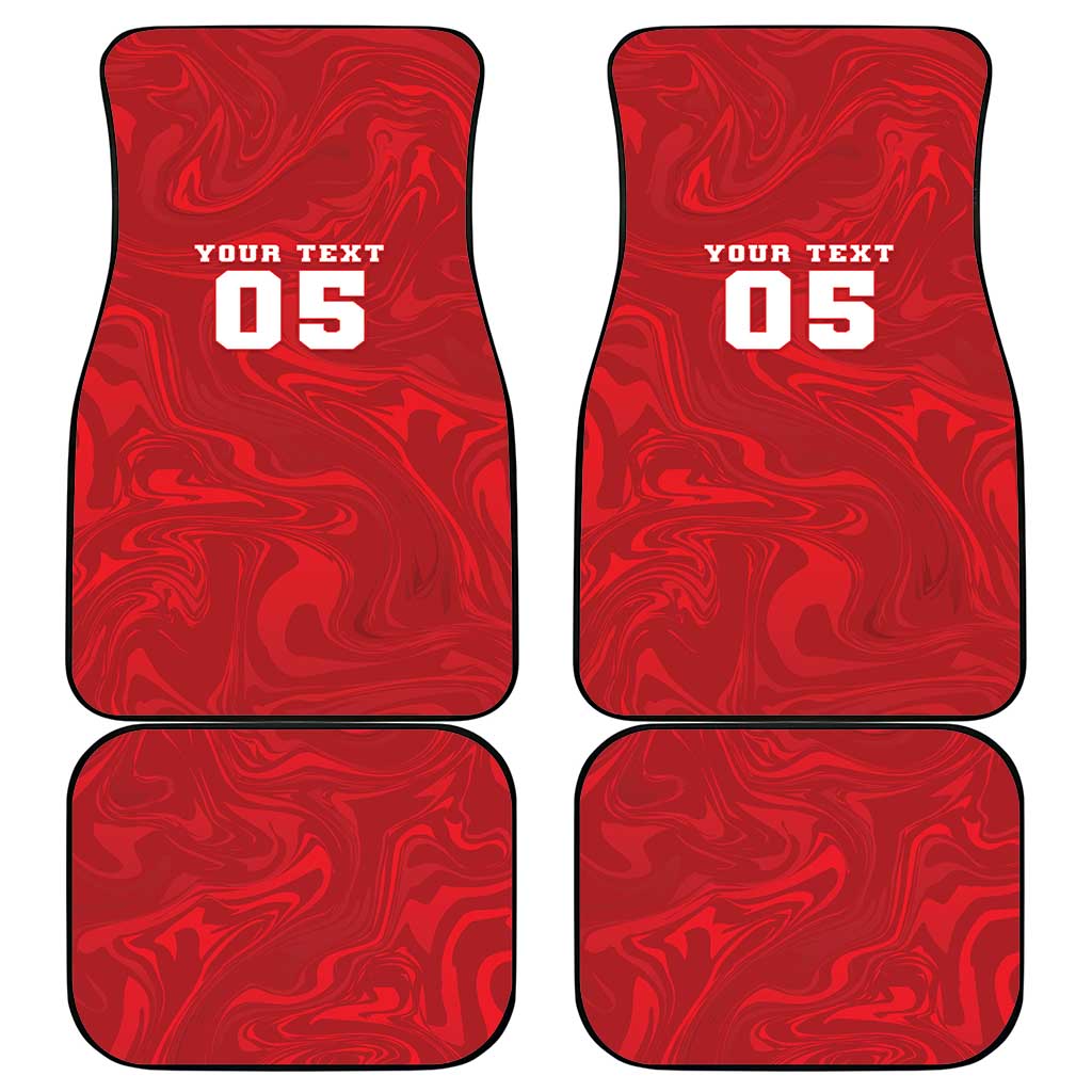 Custom Football 2026 Turkey Car Mats Crescent-Stars Simple Style