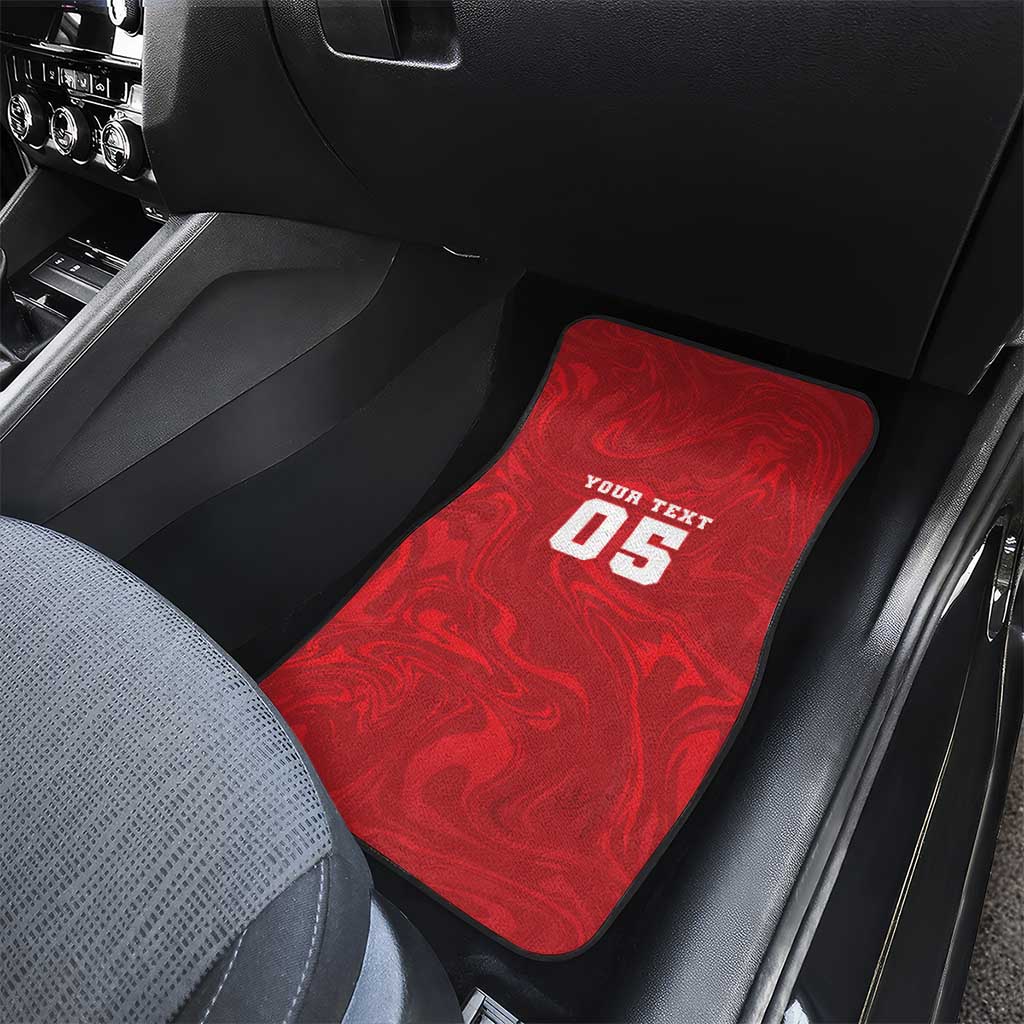 Custom Football 2026 Turkey Car Mats Crescent-Stars Simple Style