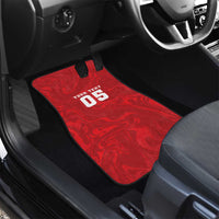 Custom Football 2026 Turkey Car Mats Crescent-Stars Simple Style