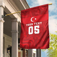 Custom Football 2026 Turkey Garden Flag Crescent-Stars Simple Style
