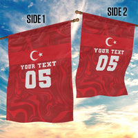 Custom Football 2026 Turkey Garden Flag Crescent-Stars Simple Style