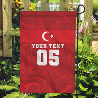 Custom Football 2026 Turkey Garden Flag Crescent-Stars Simple Style