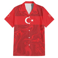 Custom Football 2026 Turkey Hawaiian Shirt Crescent-Stars Simple Style