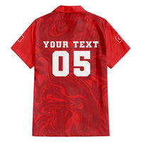 Custom Football 2026 Turkey Hawaiian Shirt Crescent-Stars Simple Style