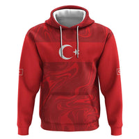 Custom Football 2026 Turkey Hoodie Crescent-Stars Simple Style