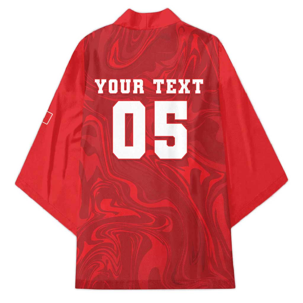 Custom Football 2026 Turkey Kimono Crescent-Stars Simple Style