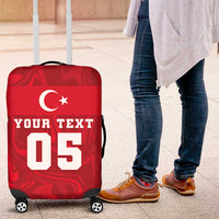 Custom Football 2026 Turkey Luggage Cover Crescent-Stars Simple Style