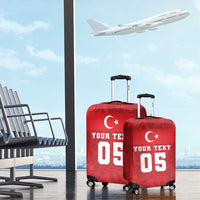 Custom Football 2026 Turkey Luggage Cover Crescent-Stars Simple Style
