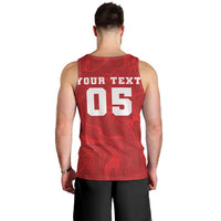 Custom Football 2026 Turkey Men Tank Top Crescent-Stars Simple Style