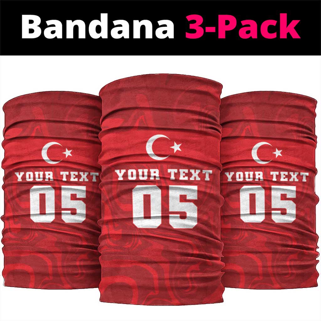 Custom Football 2026 Turkey Neck Gaiter Crescent-Stars Simple Style