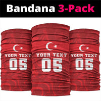 Custom Football 2026 Turkey Neck Gaiter Crescent-Stars Simple Style
