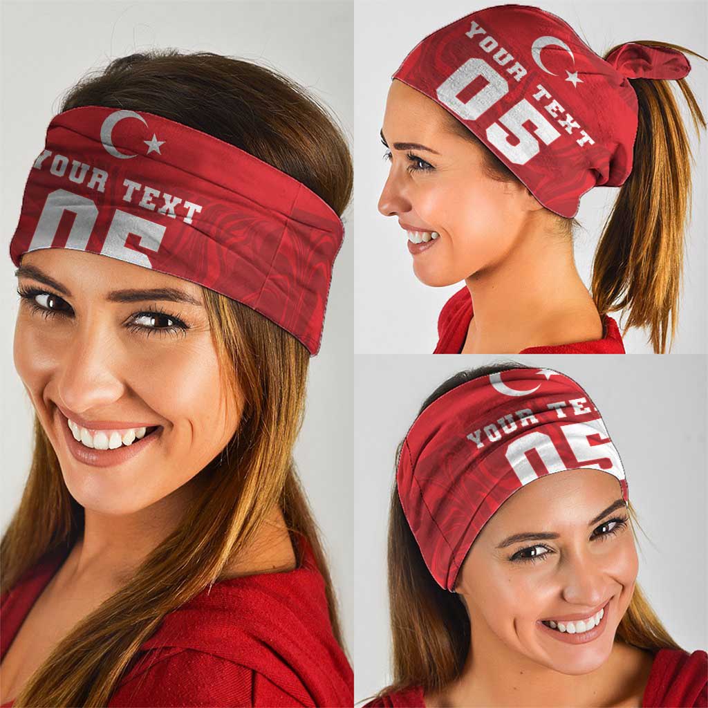 Custom Football 2026 Turkey Neck Gaiter Crescent-Stars Simple Style