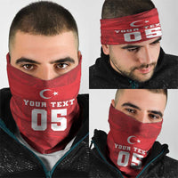 Custom Football 2026 Turkey Neck Gaiter Crescent-Stars Simple Style