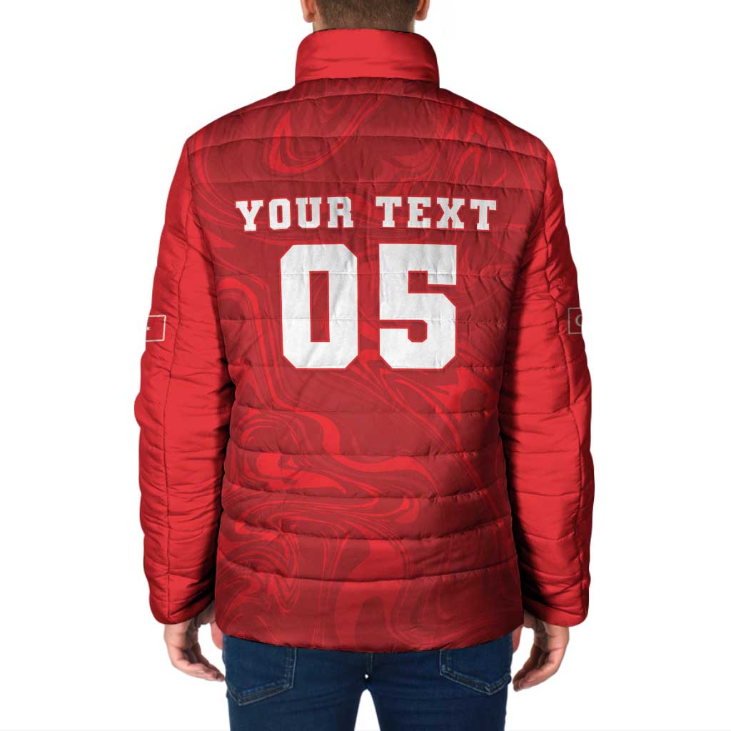 Custom Football 2026 Turkey Padded Jacket Crescent-Stars Simple Style