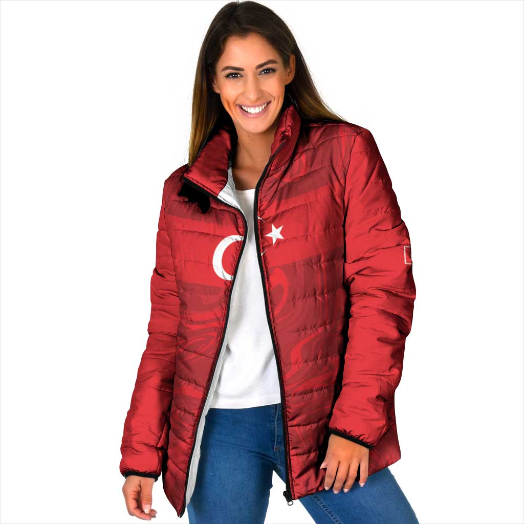 Custom Football 2026 Turkey Padded Jacket Crescent-Stars Simple Style