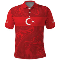 Custom Football 2026 Turkey Polo Shirt Crescent-Stars Simple Style