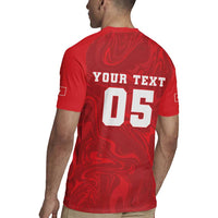 Custom Football 2026 Turkey Rugby Jersey Crescent-Stars Simple Style