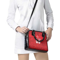 Custom Football 2026 Turkey Shoulder Handbag Crescent-Stars Simple Style