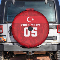 Custom Football 2026 Turkey Spare Tire Cover Crescent-Stars Simple Style