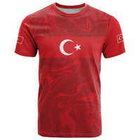 Custom Football 2026 Turkey T Shirt Crescent-Stars Simple Style