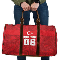 Custom Football 2026 Turkey Travel Bag Crescent-Stars Simple Style