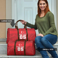 Custom Football 2026 Turkey Travel Bag Crescent-Stars Simple Style