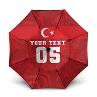 Custom Football 2026 Turkey Umbrella Crescent-Stars Simple Style