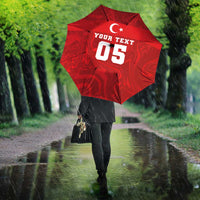 Custom Football 2026 Turkey Umbrella Crescent-Stars Simple Style