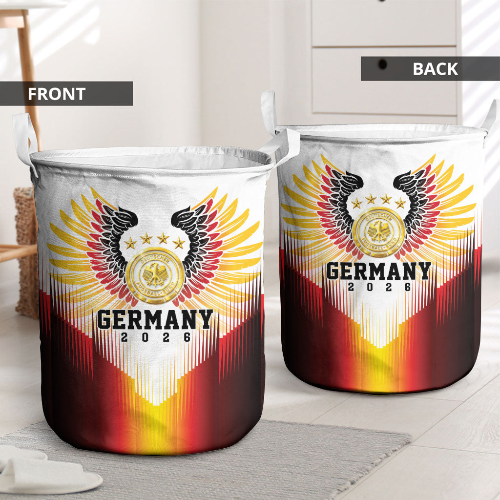 Germany Football 2026 Laundry Basket Deutschland Eagle Wings Special Style