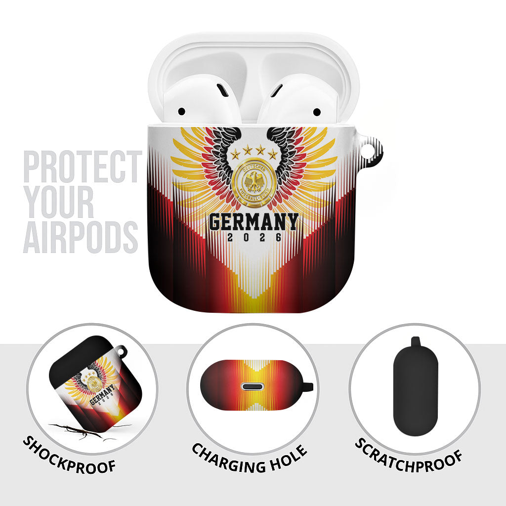 Germany Football 2026 AirPods Case Deutschland Eagle Wings Special Style